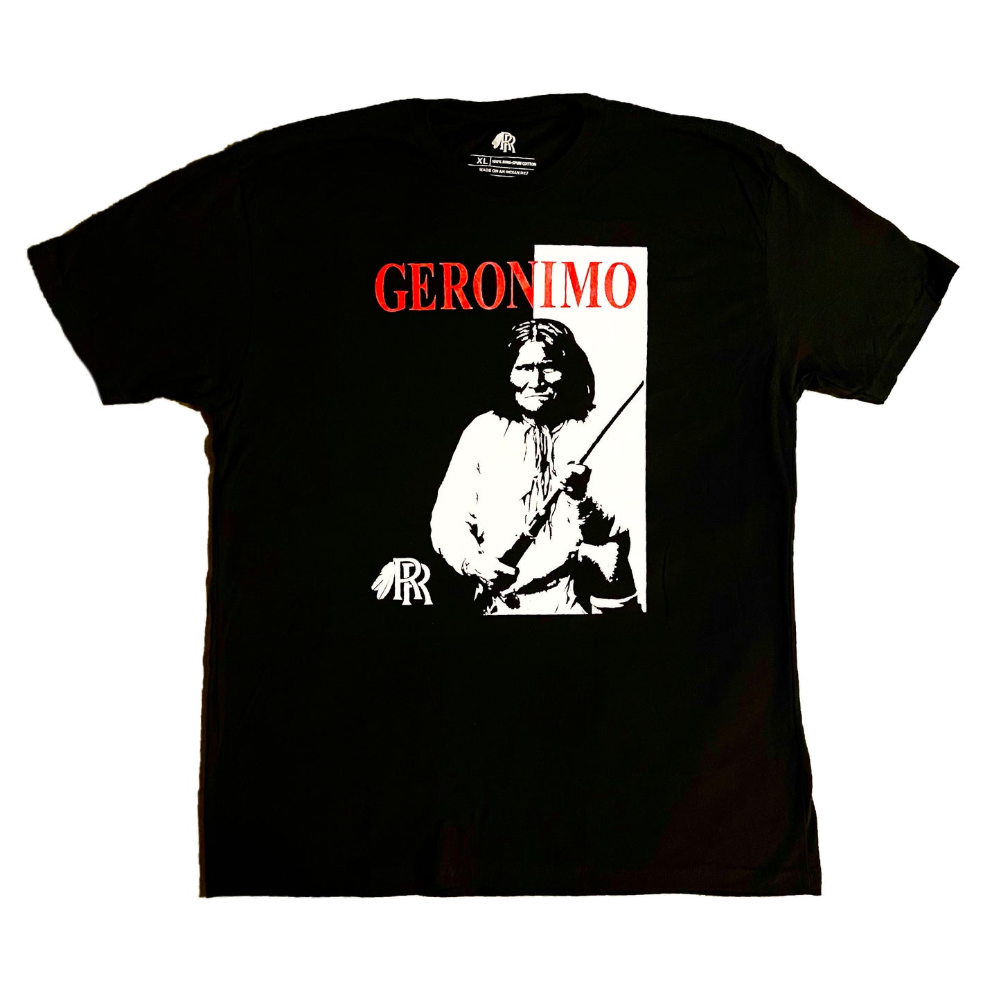 Geronimo Split Tee - Black